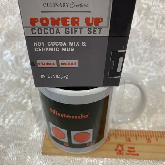 Nintendo Entertainment System NES Controller Ceramic Mug Cup Cocoa Gift Set Play - Picture 9 of 14